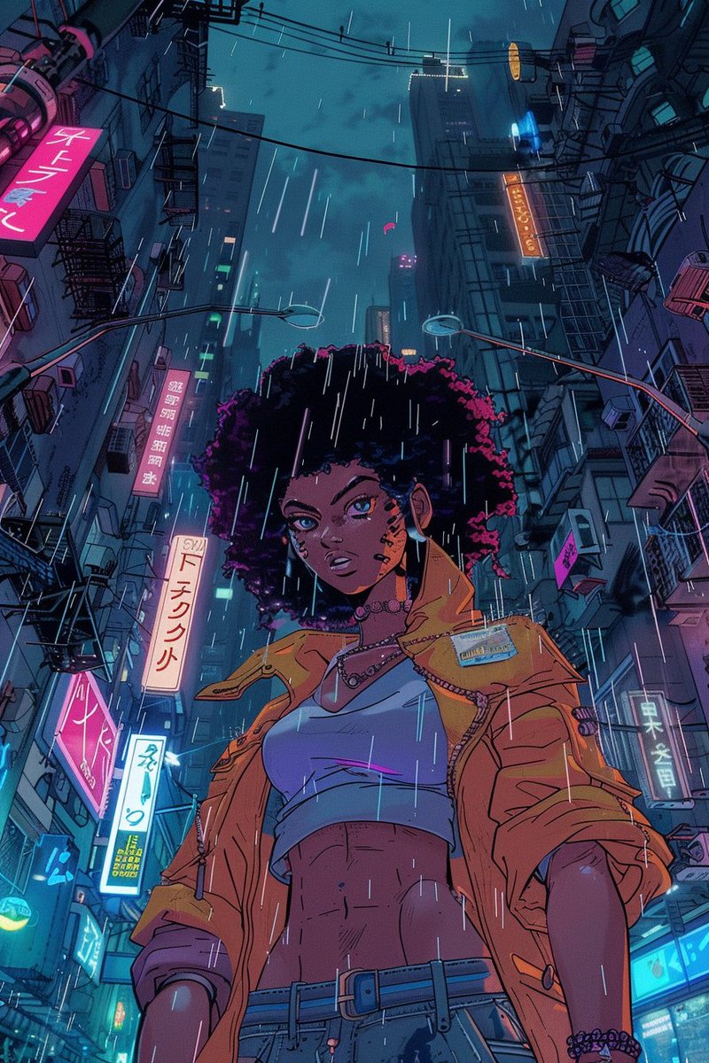 City Rain (2024) #AIgirl #AI美女 #aigirls #AIArtwork #AIArtGallery #Aiart #nijijourney #niji #sundayvibes #midjourney6 #worldbuilding #afronation #afrotoday #afroanime