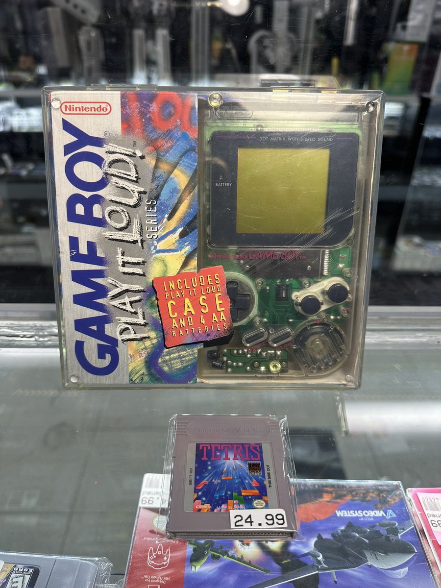 gameplayla's tweet photo. What a Sight for Soar Eyes ๐ The Original Gameboy: Play it Loud Series is BACK and better than ever!! Come on in & pick up a timeless console!!
๐ฎ
Hours: 11am-7pm
๐ฎ
Phone#: (310)-842-7776
#gameplayla #retrostore #losangeles #nintendo #originalgameboy #theplayitloudseries https://t.co/wjEawigbU9