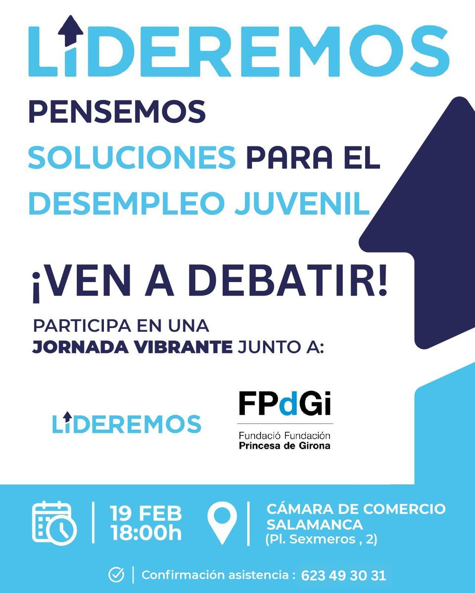 DelMOAUSAL's tweet photo. Mañana día lunes 19 de febrero tendrán lugar estas jornadas de debate sobre el desempleo juvenil! 
Apuntad fecha y hora y confirmar vuestra asistencia para ir!! ✨️ https://t.co/65DhShSuup