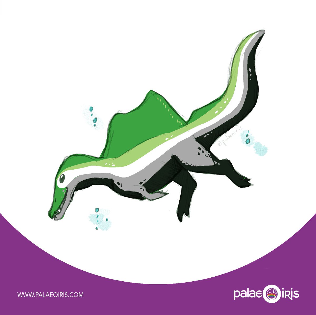 palaeoiris's tweet photo. The Aromantic Pride Flag + Spinosaurus sketch
Personal use with credit is welcome. ^^

It is the Aromantic Spectrum Awareness Week, so we're celebrating with some Aro Pride Palaeo sketches throughout this week.

#arospecweek #PrideinSTEM #Paleoart https://t.co/p4lX8rHhVW