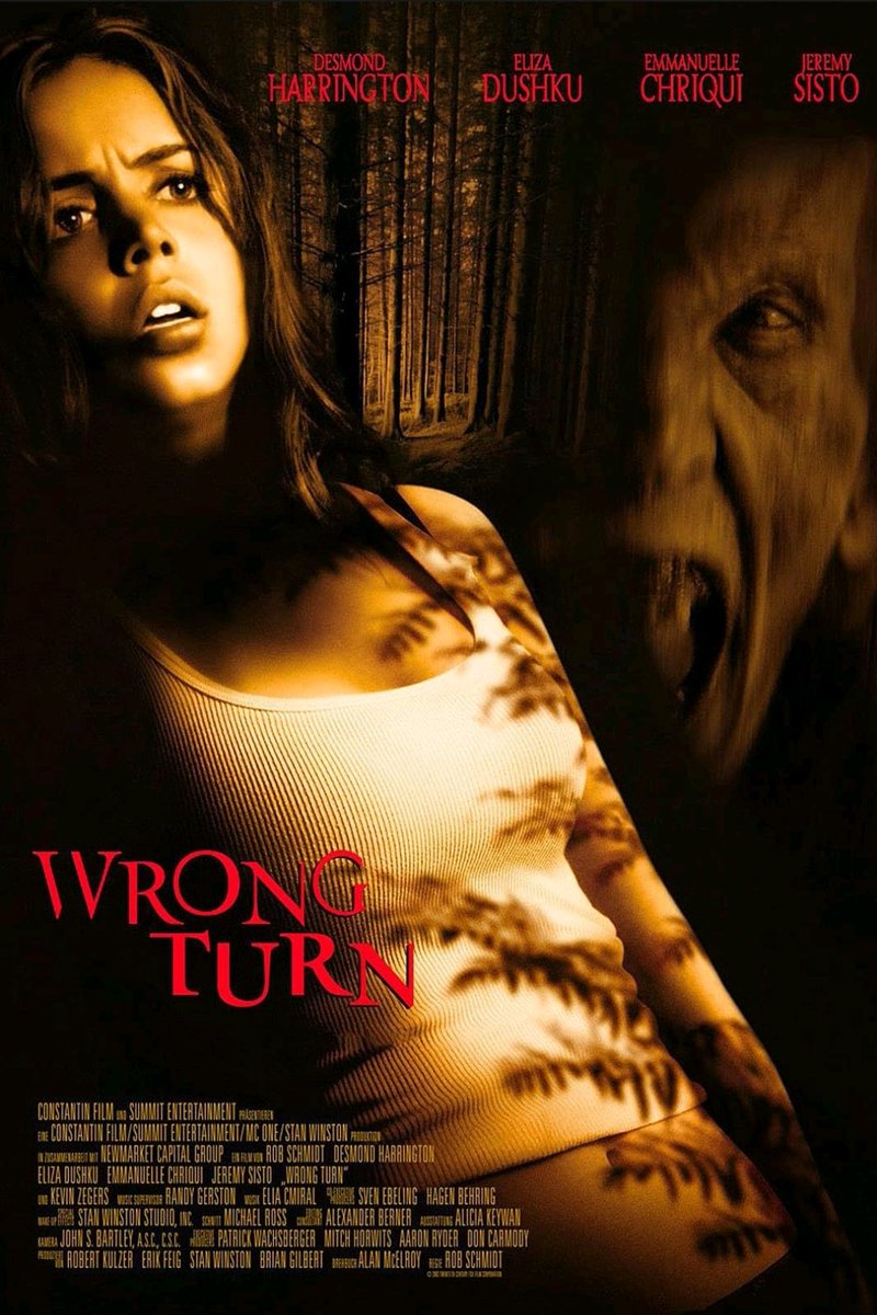 WelshWestwood's tweet photo. #NowWatching
Wrong Turn (2003)
Chris and a group of five friends are left stranded deep in the middle of the woods after their cars collide. As they venture deeper into the woods, they face an uncertain and bloodcurdling fate.
#WrongTurn #WrongTurnSeries #WrongTurnFranchise https://t.co/sDV073fmCM