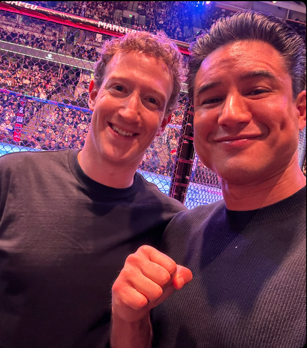 mariolopezviva's tweet photo. So #Zuck approves of all my memes &amp; is a big fan of the @UFC!!!

#UFC298  #Meta  #TheZuck https://t.co/pUg0f54SjJ