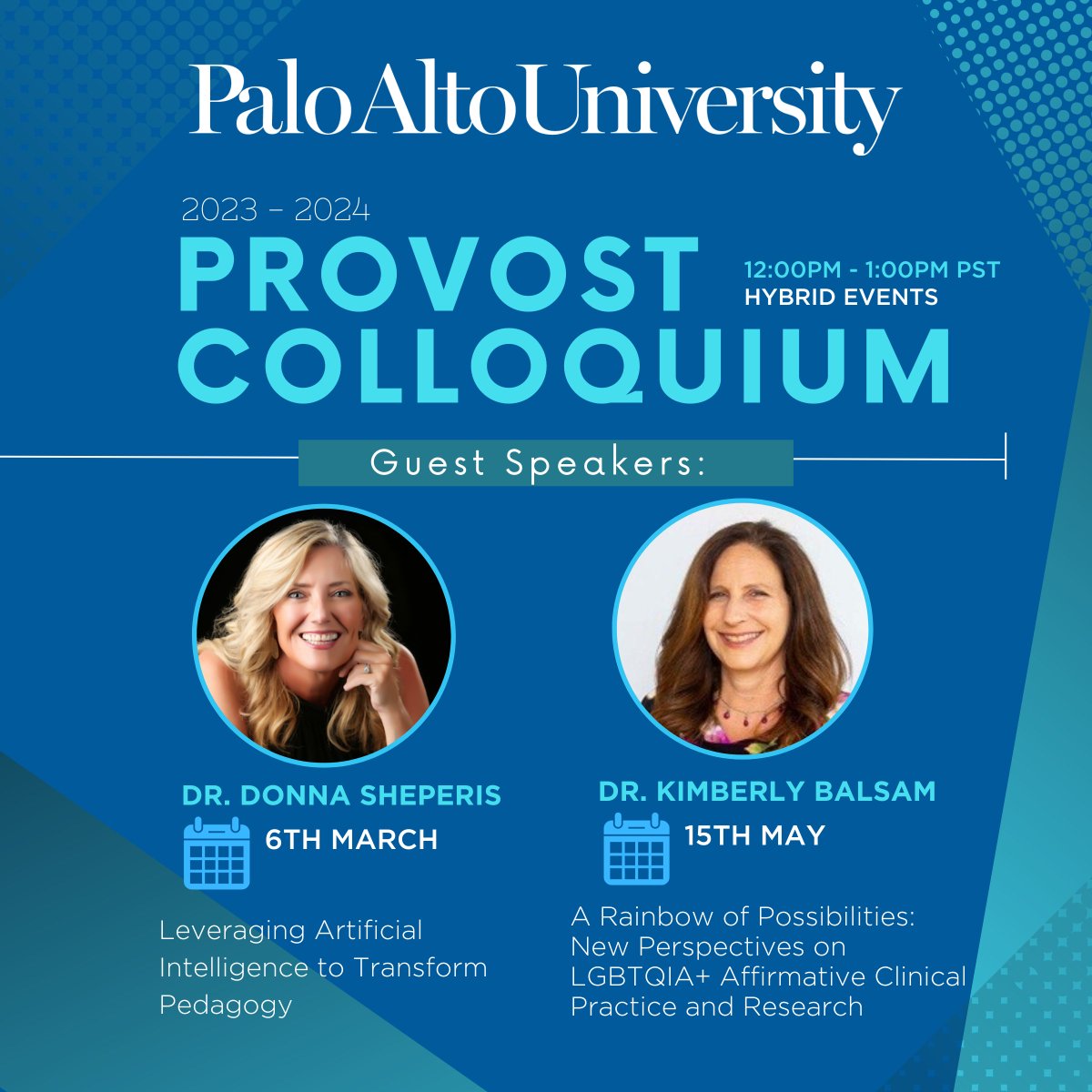 Faculty, staff, and students: check your email for the invitation to this exciting event!

Leveraging AI to Transform Pedagogy
Presented by Dr. Donna Sheperis
March 6, 2024 | 12:00pm - 1:00pm
Calvin Campus - Wiz Hall and Zoom