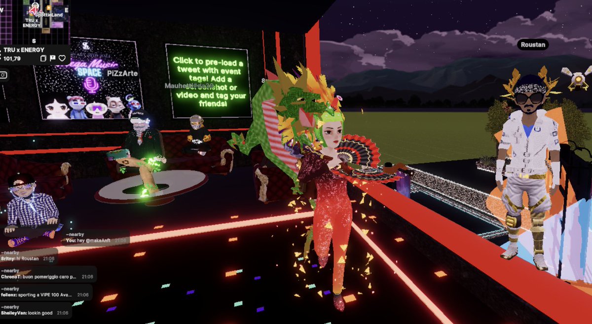 Jump in for <a href="/LoveLewyy/">❤️‍🔥 𝕃𝕠𝕧𝕖𝕃𝕖𝕨𝕪𝕪 🟩🪣#🅻🆄🆅🆂🆀🆄🅰🅳🔺</a>'s The Winners Circle &amp; Beastside 1st Anniversary Party LIVE in the #TRUBandRoom! #Decentraland at 100,77 <a href="/Uniquehorns_nft/">TRUs - The Rocking Uniquehorns NFT</a> #DCLfam 
<a href="/FredarmeDCL/">Fredarme</a> <a href="/teenybod/">ShelleyVan.eth</a> <a href="/dcl_DjRabbit/">dcl_DJRabbit</a> <a href="/PiZzArteItaly/">PiZzArt</a> <a href="/DidierRoustan/">DidierRoustan</a> <a href="/MAKEANFT/">make</a> <a href="/jandoria/">Jandoria</a>