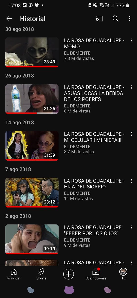 muy bueno el contenido q consumía a los 14