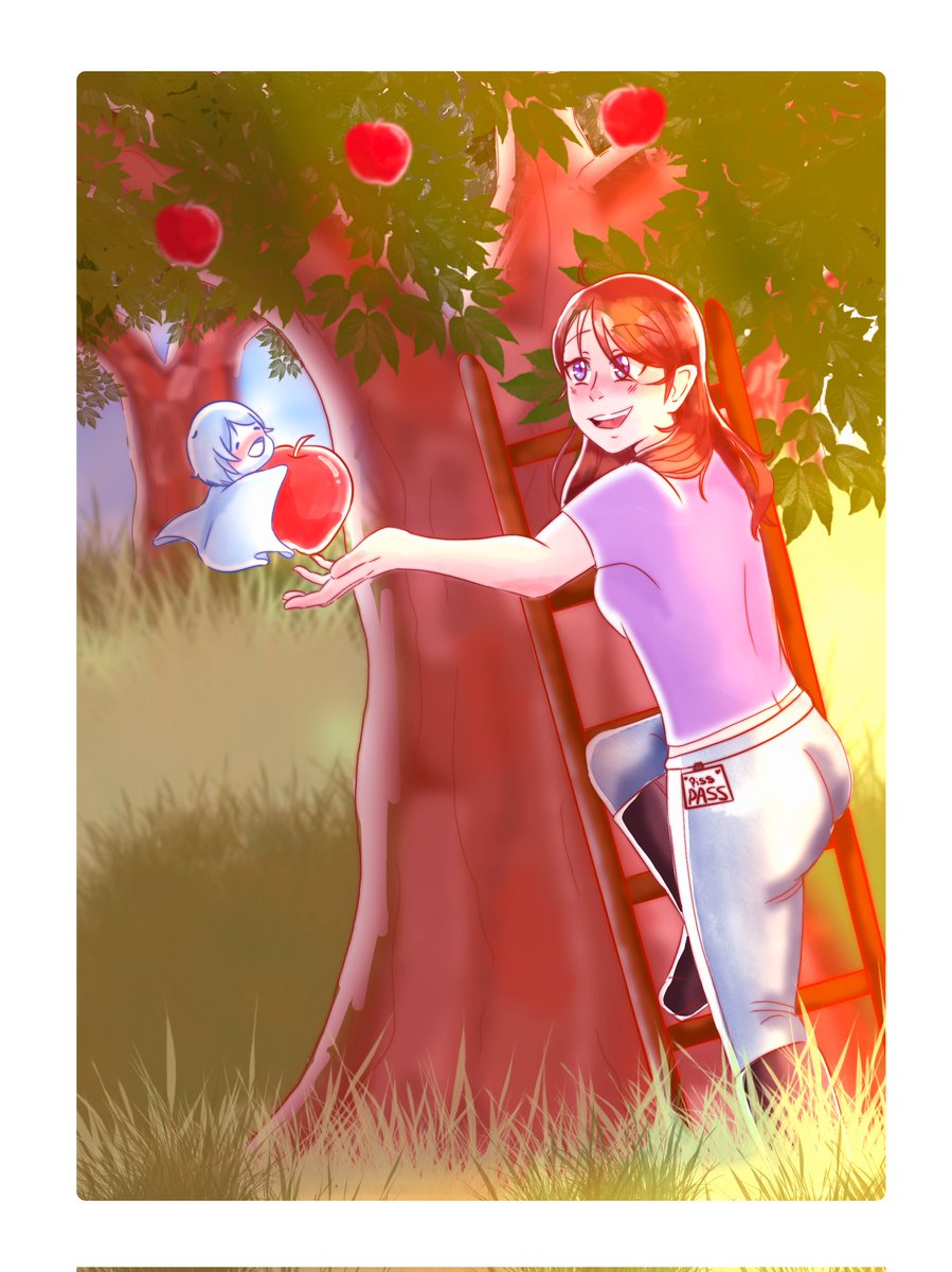 valeckvalem's tweet photo. A lovely commission I got done by the lovely and talented @Mimlaria for the cute lovely couple @TrainerTeljin and @ZitaGiggles . Thank you Mim for the lovely art. And I am glad you both like it Teljin and Zita!
#vtuberart #artist #applepickers https://t.co/d4j3FOrDzI