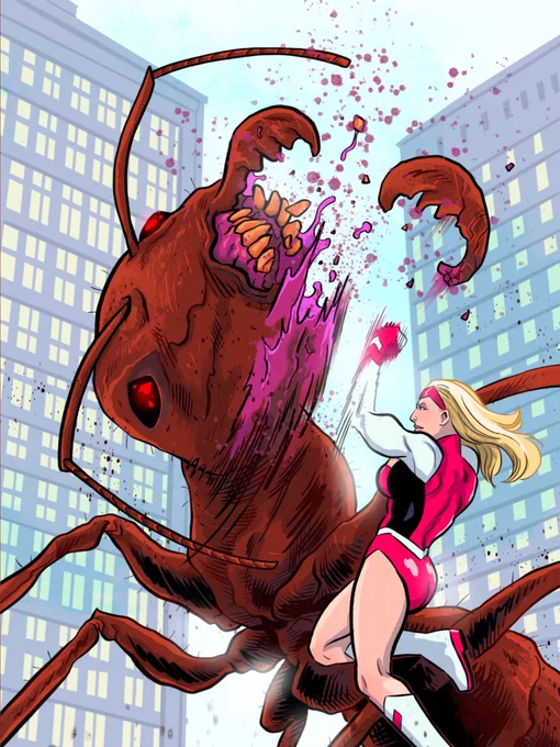 New episode of SpandEx live on WebToon! 