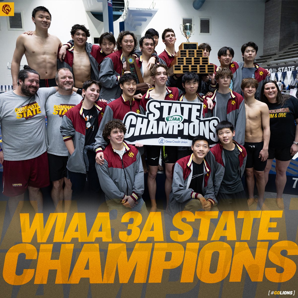 LakesideLionsSD's tweet photo. WIAA 3A STATE CHAMPIONS!!!!!

#GOLIONS https://t.co/IdvgJGc3v1