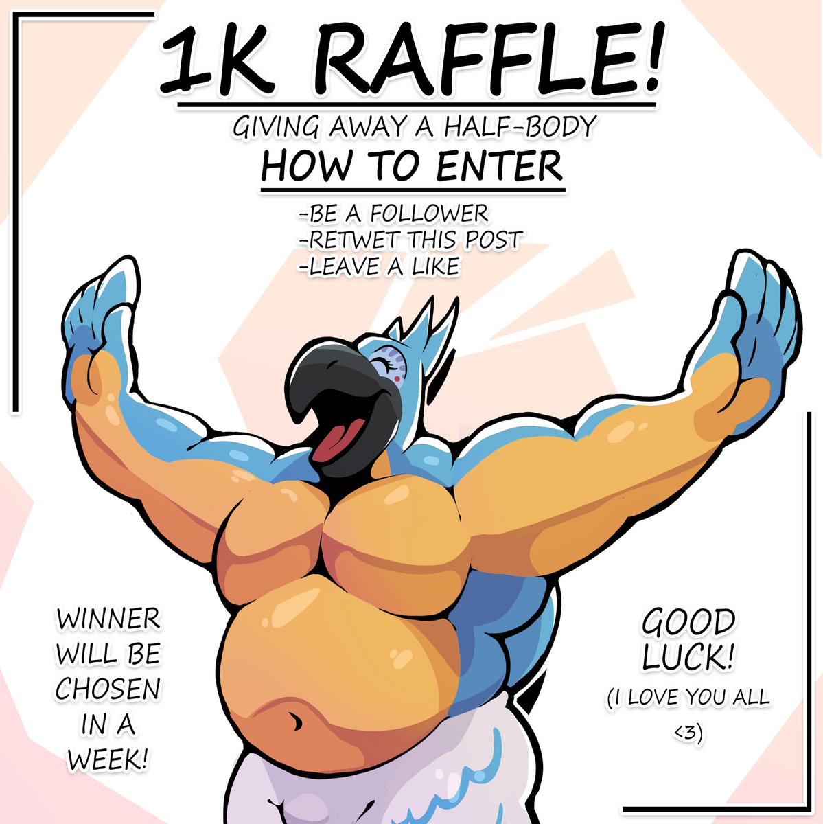 I'm finally doing a raffle! And thanks again for 1k 🥺