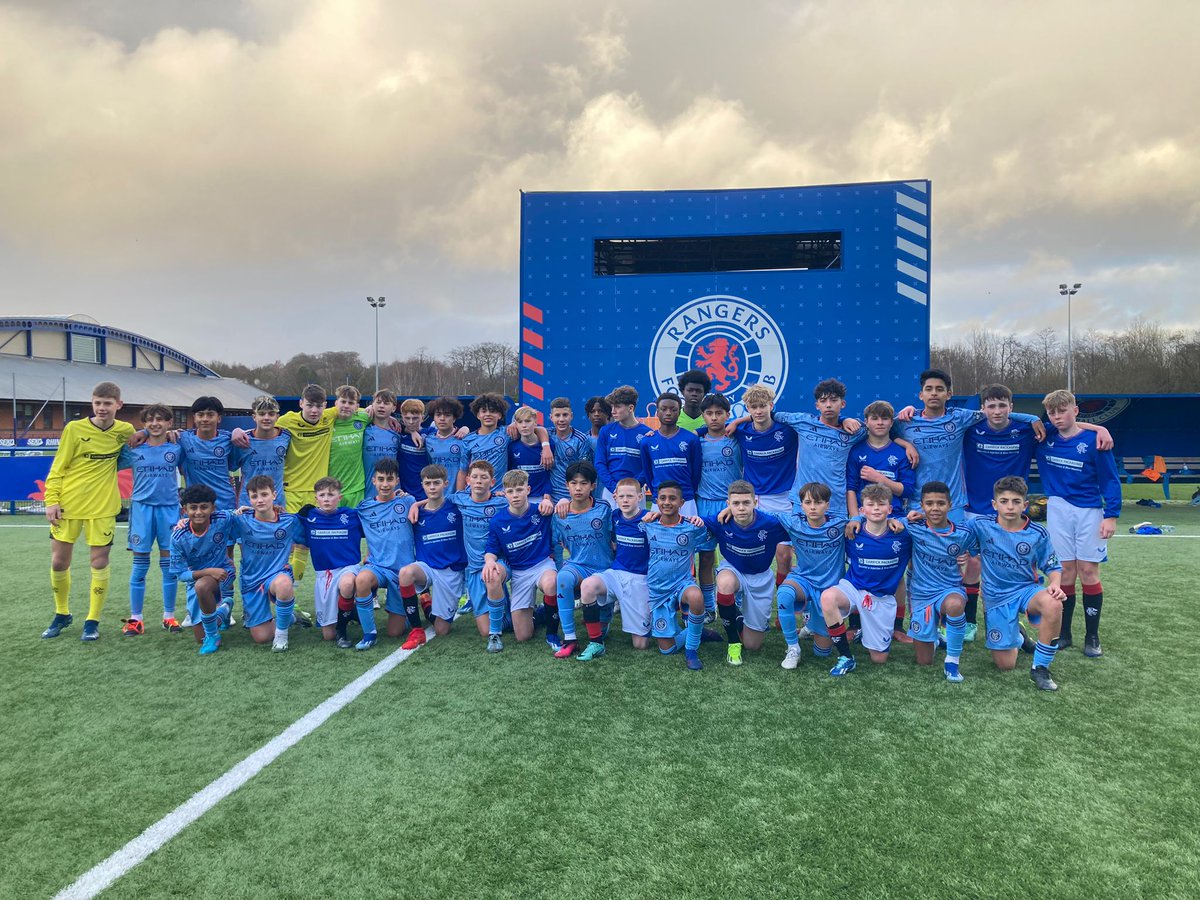 👏 Great festival at the Rangers Training Ground for our U14s. 💙 Thank you to St Mirren and New York City.