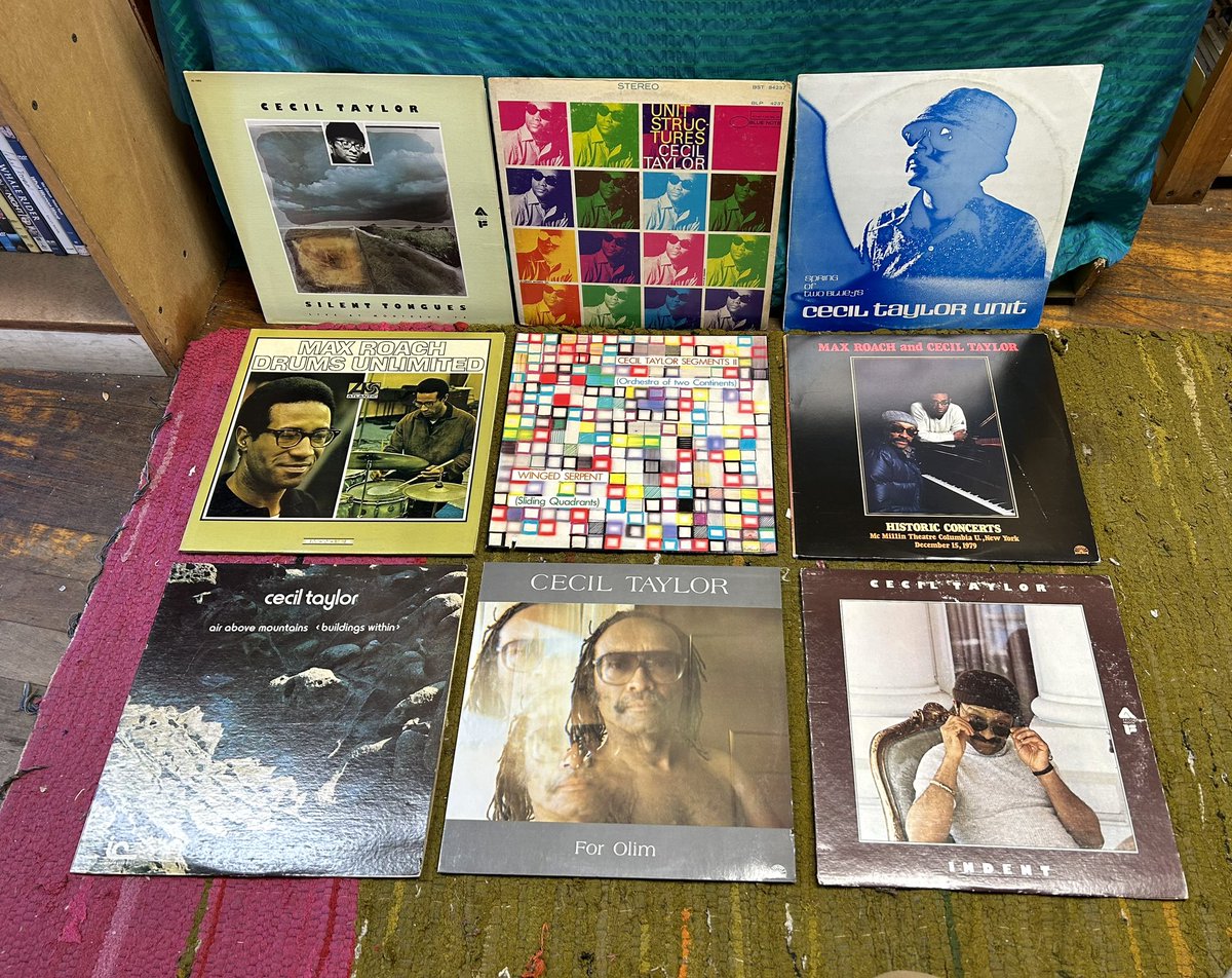 NormalsBooks's tweet photo. #CecilTaylor beauty as far as the can see! #BaltimoreRecordStore https://t.co/dQLm1Z0I52