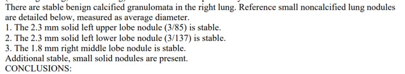 How many years in academia (1,5,10) before you start normally reporting lung nodules in tenths of mm??

For reference, incidental or Lung-RADS nodules don't become relevant till 6mm in the right patient. 

#radtwitter