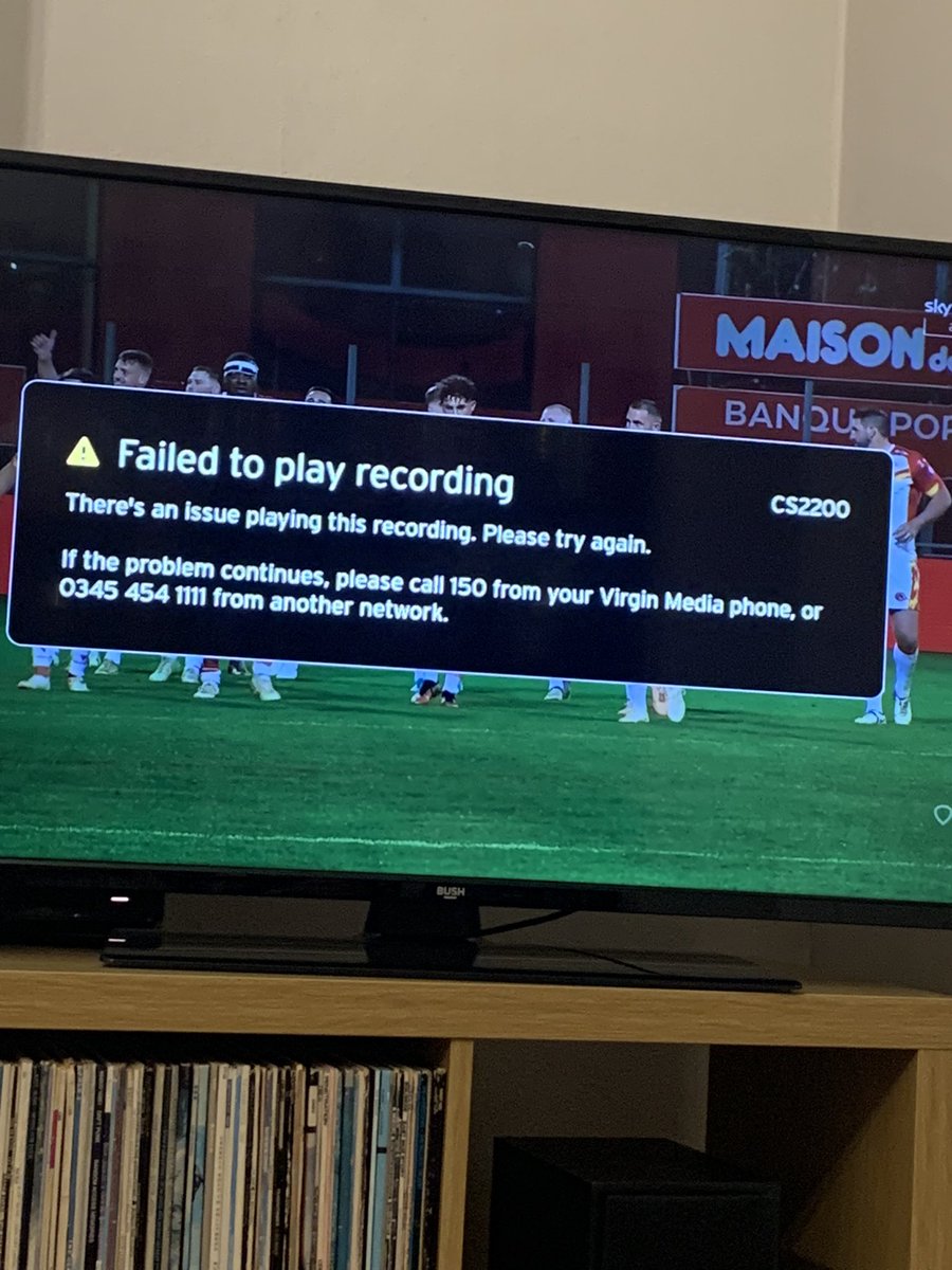 jilljosh's tweet photo. @virginmedia once again problems with our extra box. Really fed up with this….. https://t.co/nfQaFHA7Ta