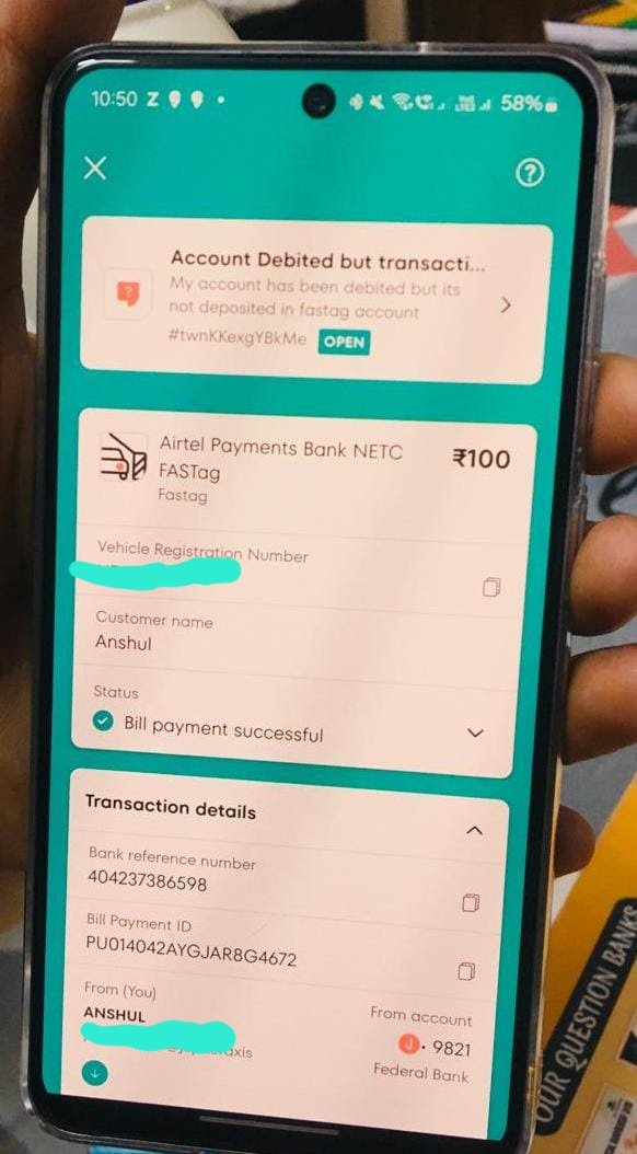 c_bindal's tweet photo. I have already raised complaint on app but its about one week ,no resolution has been provided by them. https://t.co/xjADv4xcNP