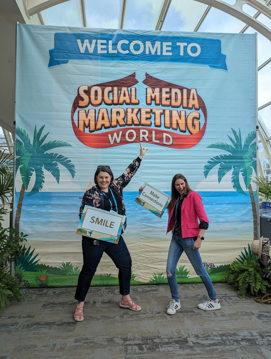 First day of #SMMW24 in San Diego with my girl Jen from @get_desky.

It's been an amazing 24 hours of getting to see old friends and new ones. Let's connect over on IG Instagram.com/staceyonsocial