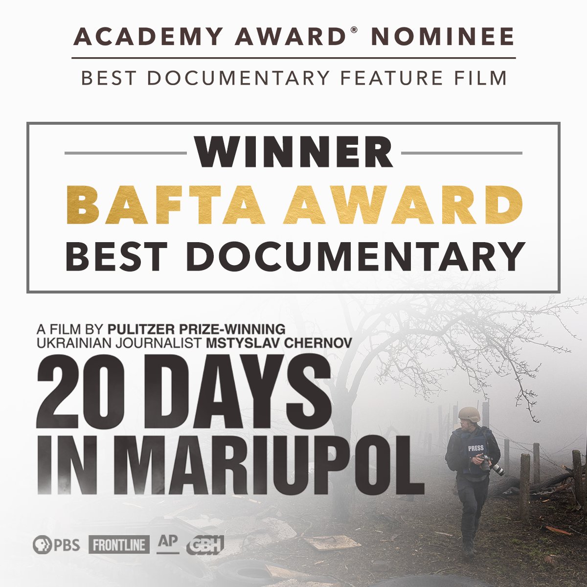 We're honored to have been awarded Best Documentary at today's @BAFTA Awards. bit.ly/3T3lVbk