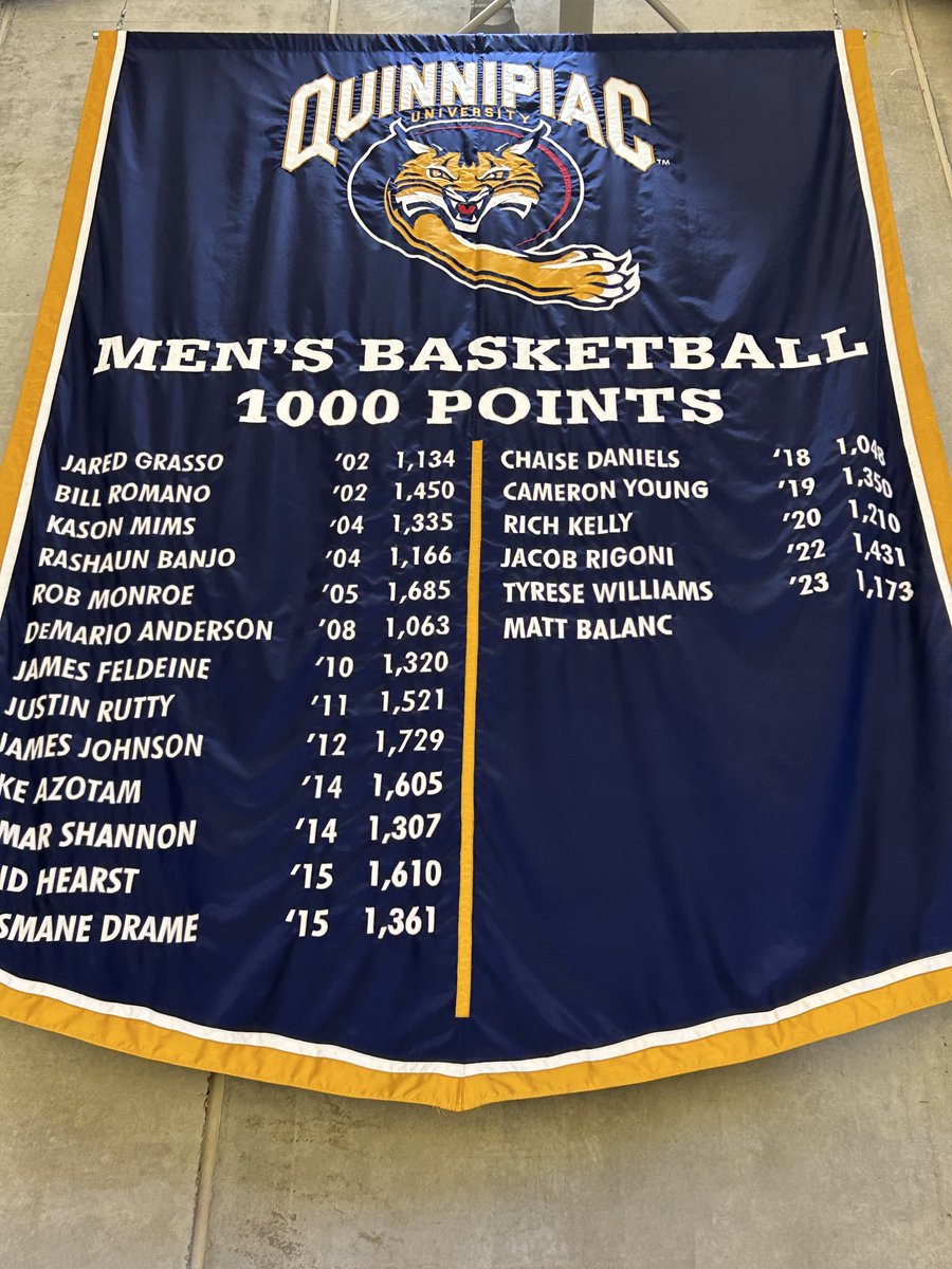 grasso_coach's tweet photo. Great being back at ⁦@QUAthletics⁩ with my crew for there 1st career Bobcat game. Best 4 years of my life. Great to see so many friends back in Hamden. #Blessed https://t.co/PjMsCdNPyf