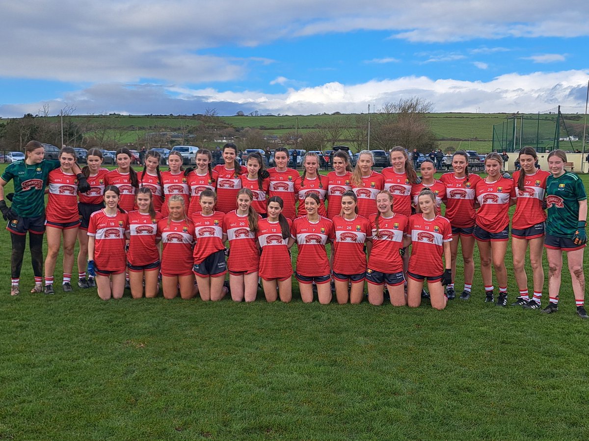In more good news from today, our u16As came out on top in the <a href="/MunsterLGFA/">Munster LGFA</a> championship game against <a href="/Clarelgfa/">Clare LGFA</a> in Banteer earlier today.

Full Time score
🔴⚪️Cork  4-16
🔵🟡Clare 2-04

<a href="/ClonakiltyBP/">Clonakilty Food Co</a> <a href="/PlayrFit/">Playr-fit</a> <a href="/eastcorklgf/">East Cork LGF</a> <a href="/westcorkladies/">WestCorkLGFA</a> <a href="/mid_cork/">Mid Cork LGFA</a> <a href="/NorthCorkLF/">NCLF</a>
