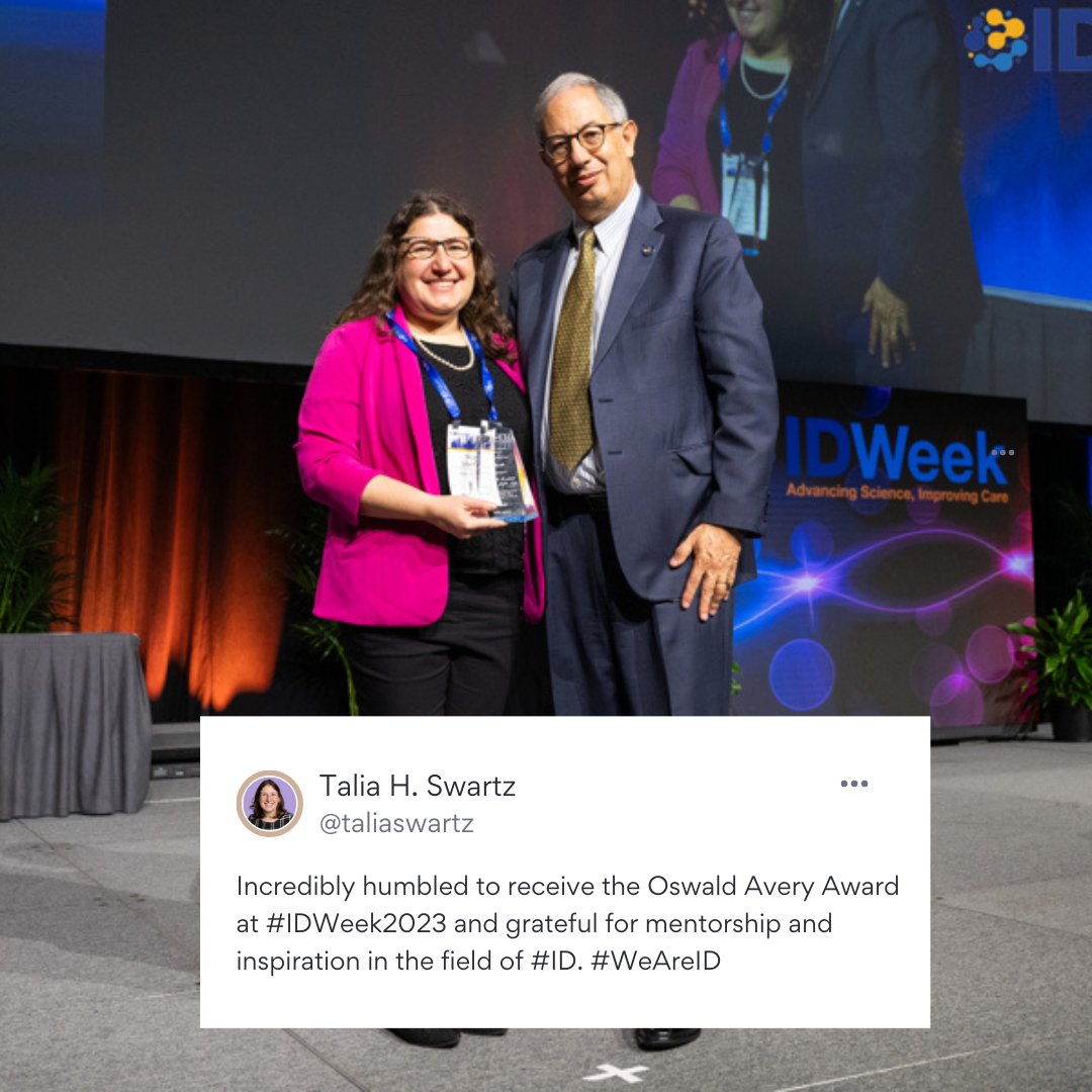 The #IDSASocietyAwards recognize the impactful accomplishments of infectious diseases professionals. Nominate a colleague and celebrate their contributions to the field of ID.

Review all nine award descriptions and submit a nomination by April 2: idsociety.org/about-idsa/soc…