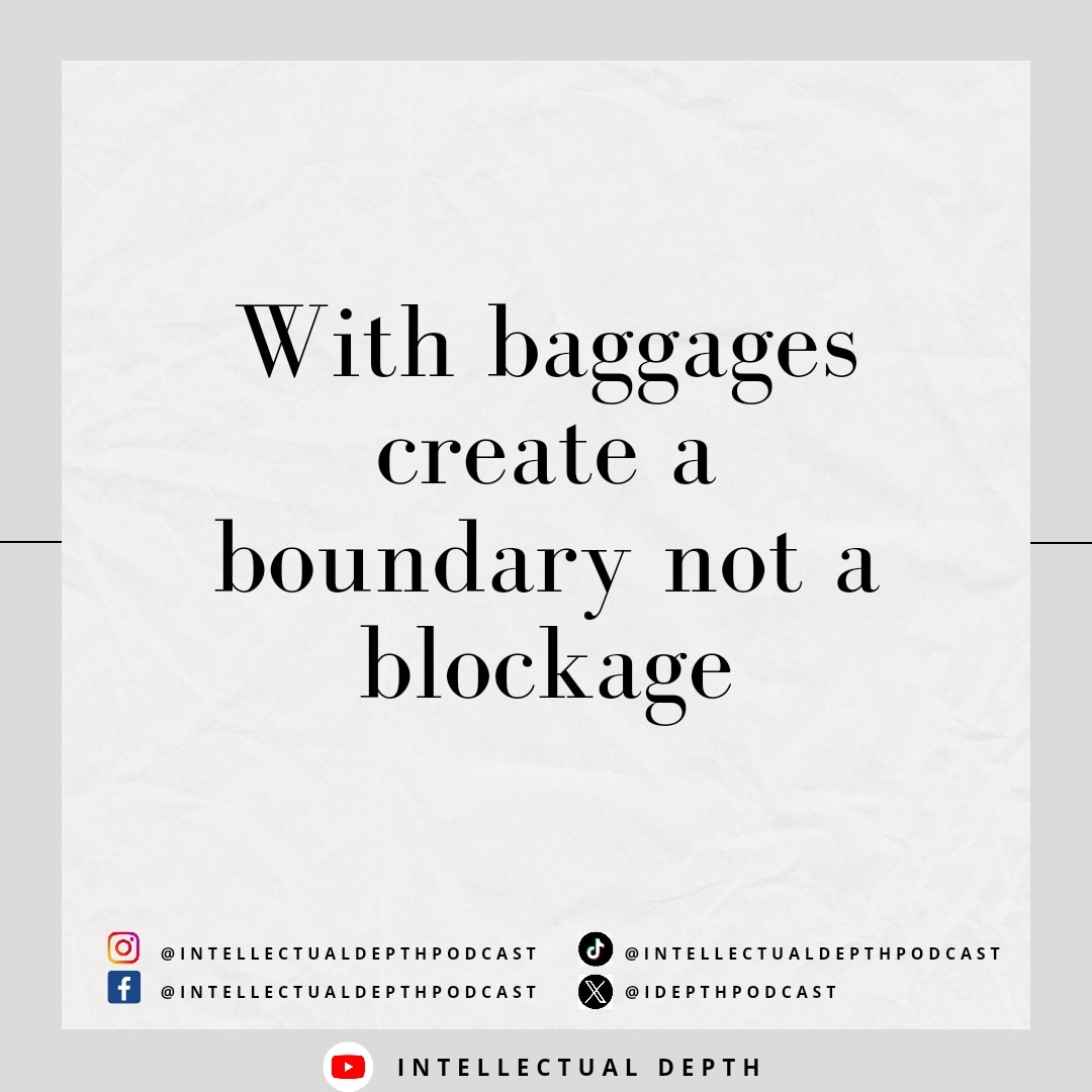 Boundaries keep so much bad energy away.  
#IDquotes #boundaries #baggage #goodenegy #fyp #personalgrowth #explorepage #mentalwellbeing #mentalhealthawareness #blockedbaggage #babysteps