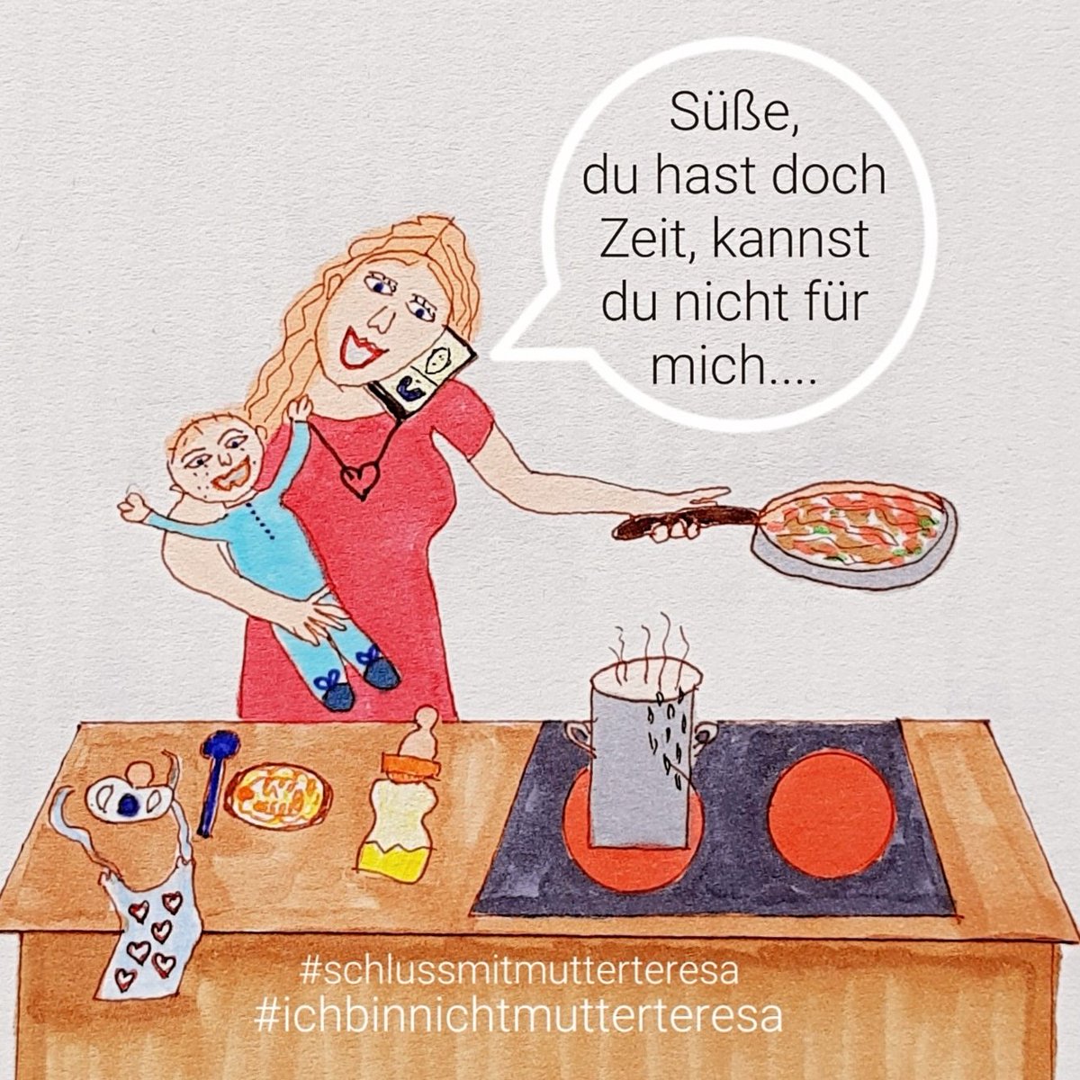 #schlussmitmutterteresa #ichbinnichtmutterteresa 
Kompletter Beitrag auf Instagram