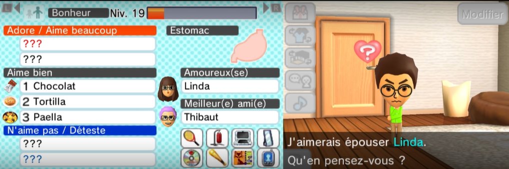 RenZinedine's tweet photo. @paradoxalily voilà je voulais te faire une annonce. Je t'ai fait une demande en mariage sur Tomodachi Life mais autant le faire IRL. Donc voilà veux-tu m'épouser ? https://t.co/PveMQ85BGw