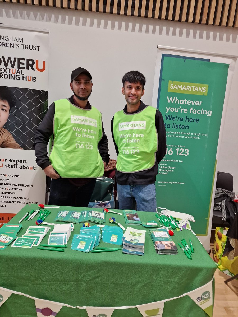 SamaritansBham's tweet photo. We were so grateful for the opportunity to visit Eden Boys Leadership Academy last week to let them know about @Samaritans and remind them we're here 24/7 on ☎️116123. Thank you for having us, @EBLAeast💙 #mentalhealth #support #community #washwoodheath #saltley https://t.co/EZsxxejetD