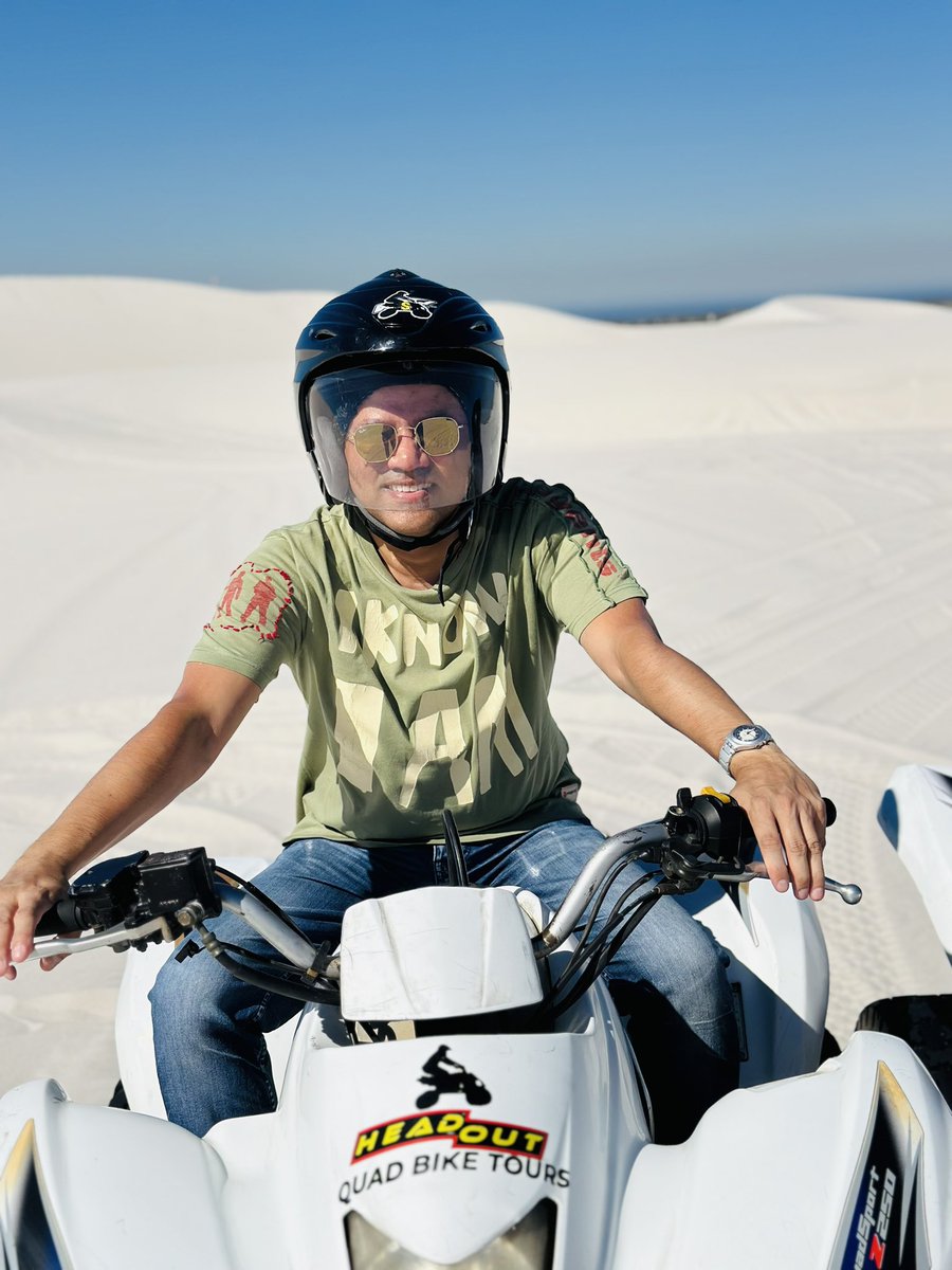 cyrilnaicker's tweet image. Unleashing adrenaline and exploring Cape Town like never before! 🏎️💨 Quad biking through sand dunes and stunning landscapes of this beautiful city. Definitely an adventure worth every heartbeat. #atlantisadventure #quadbiking #explorebeyond