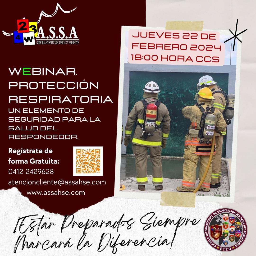 assahse's tweet photo. Te esperamos este jueves 22 de febrero de 2024 a las 18:00 horas de Caracas-Venezuela.
El estar preparados siempre mercara la diferencia.
Regístrate a través del siguiente enlace o a través de QR que está en la publicidad.
https://t.co/KiejieMdeq
atencioncliente@assahse.com https://t.co/8K98IdqOcb