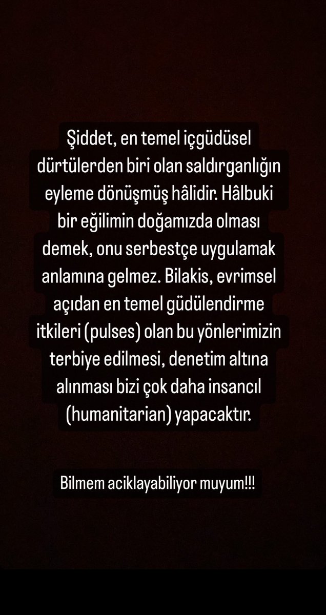 cevherekonar's tweet photo. Yazdıklarınızı görüyorum bazılarınız neyi savunduğunun farkında mı? Oh iyi olmuş canı istemiş itmiş bunlar nasıl söylemler ? Eviniz de her gün şiddet var ve siz oturup oh iyi oldu bir tane de buraya vur mu diyorsunuz ? https://t.co/fbYuQWO1oQ
