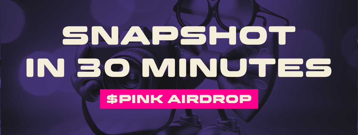 👾 BRACE YOURSELVES!

📸 In 30 minutes, we're taking a snapshot of $MURPH holders - all of whom will be eligible for the upcoming $PINK airdrop by <a href="/pinkonomic/">$PINK</a>.

Don't have one? Grab yours at app.dotins.io.