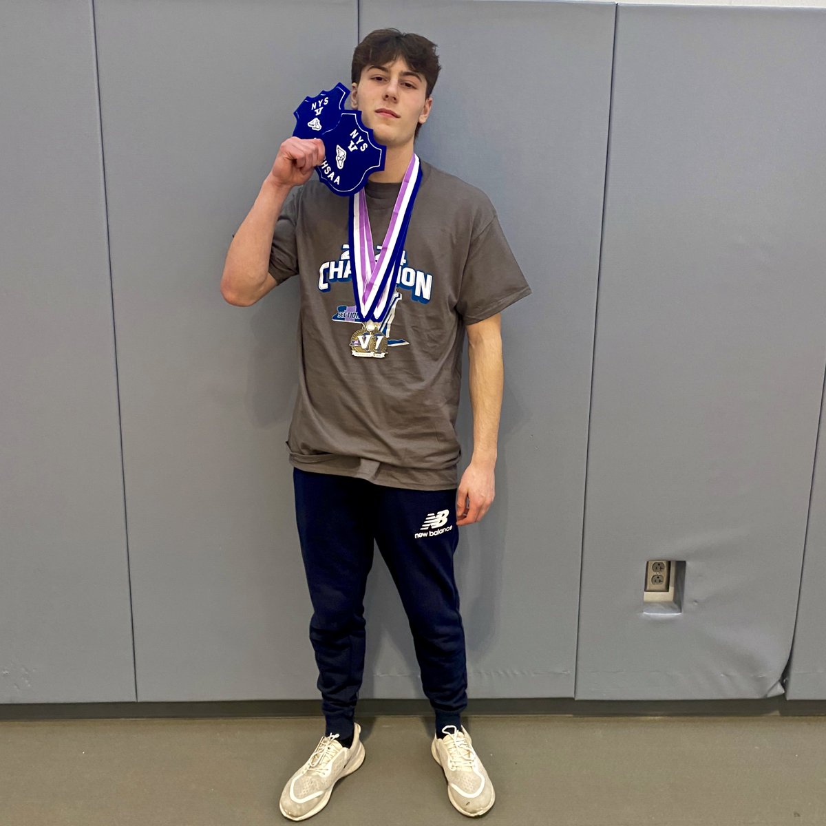 Congrats to Jake Palermo, who won the Section V Class A1 Championship 600m with a SCHOOL RECORD time of 1:23.37!
<a href="/HiltonTrack/">Hilton Track</a> <a href="/HiltonCadets/">Hilton Athletics</a>