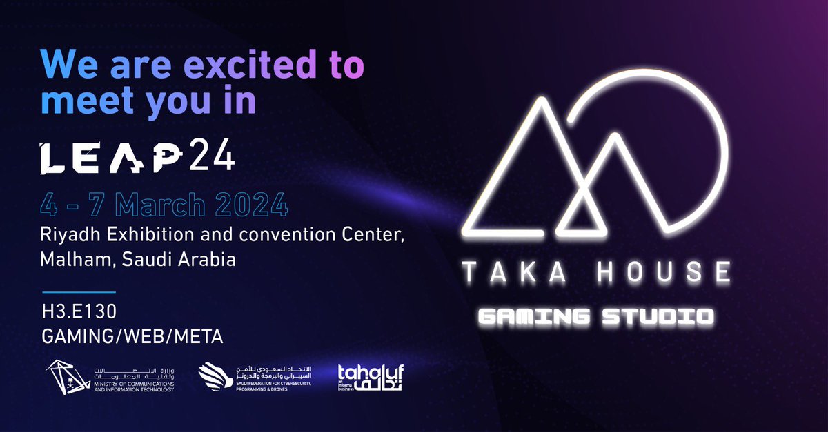 _takahouse_'s tweet photo. 🎮 Calling all gaming enthusiasts! 
#Leap2024. 

Our team is buzzing with excitement to connect with fellow gamers and explore new opportunities. Let's level up together! 

#Leap2024 #GamingCommunity #Networking https://t.co/RHHYMWIEiS