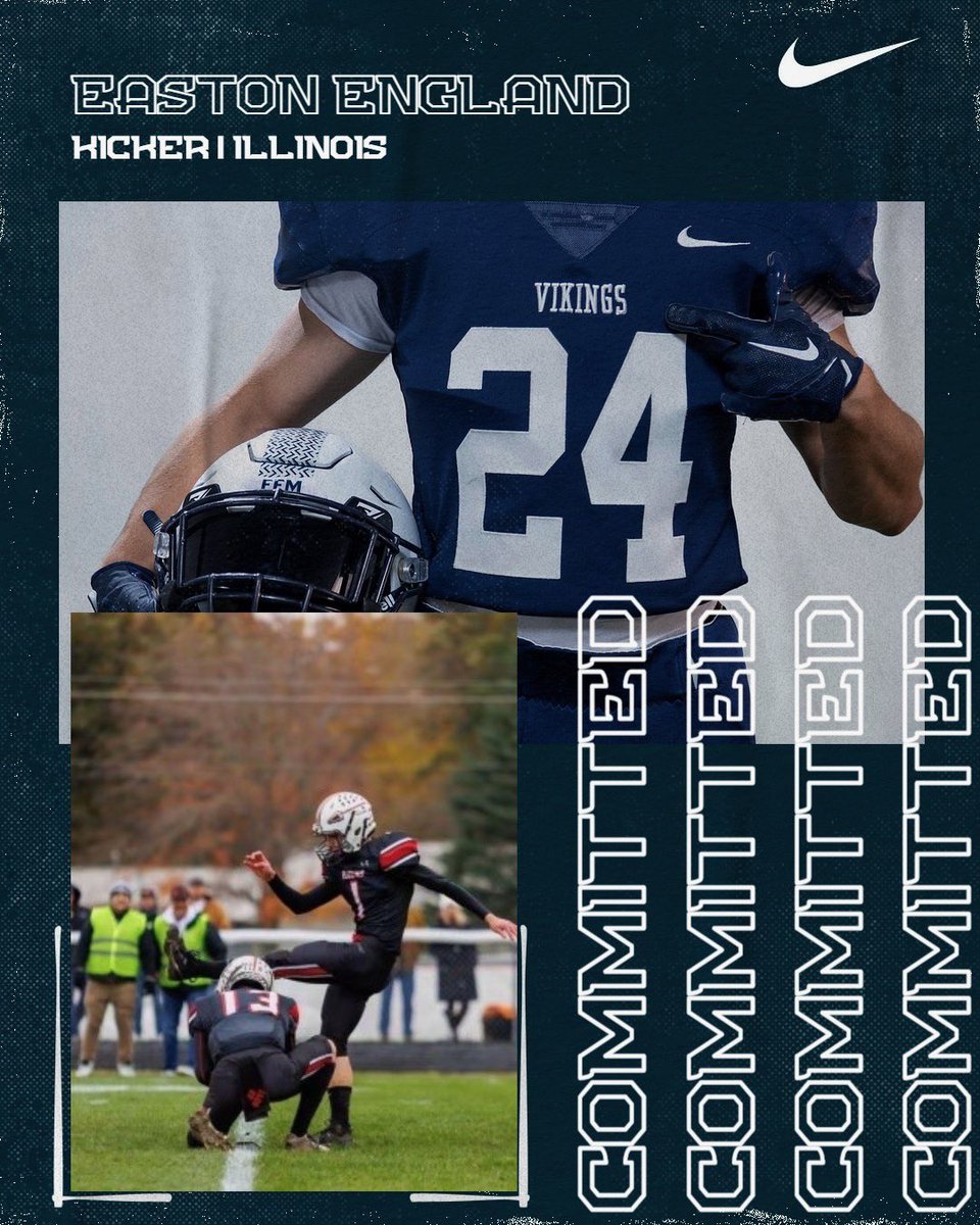 I am proud to announce I have committed to Lawrence University. Thankful for everyone who got me to where I am today Coach Bertetto, Coach Bell, and Coach Bales. I cannot wait to continue my athletic journey at the ship. Go Vikings! 🔵⚪️ #DontFlinch