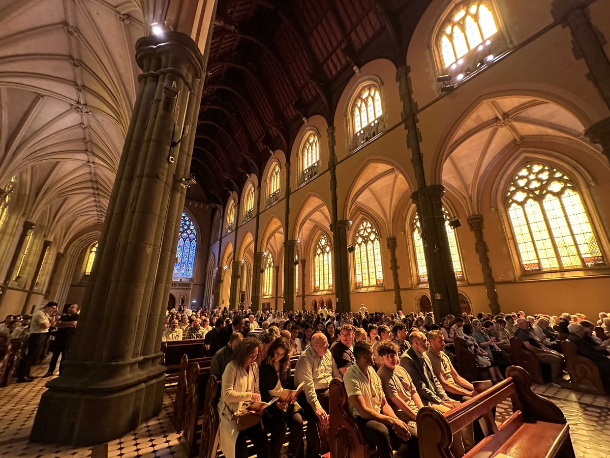 catholicmelb's tweet photo. Saying 'yes' to a life in Christ can be a deeply personal journey, but it's also one to be shared and celebrated by the wider faith community. And as @BishopComensoli said at this year's Rite of Election: 'You are not alone in faith!'🙏 Read more: https://t.co/CwwwlsK1dt https://t.co/0e6NtJdjlu