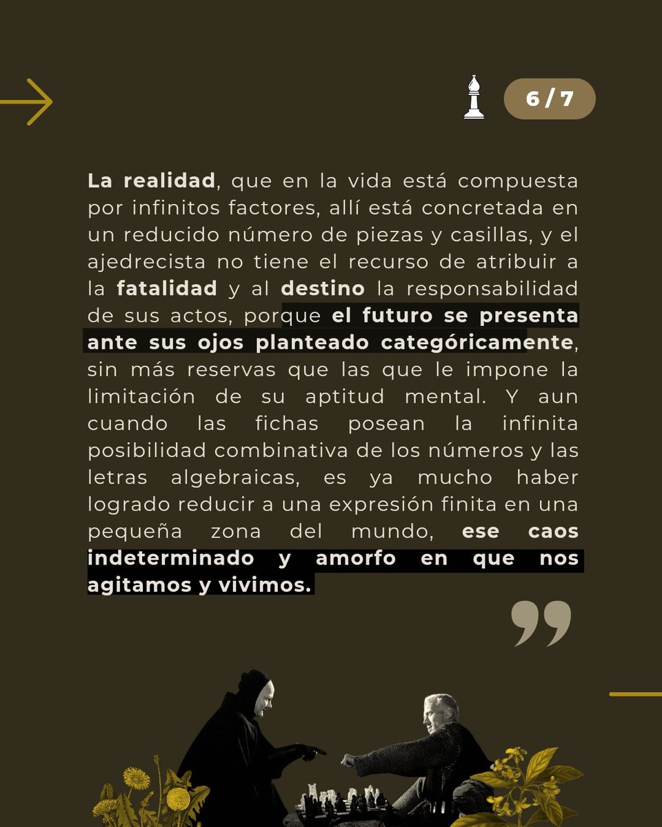 Cuadrantephi's tweet photo. ⚔️La presión generada por las partidas ha llevado a la ocurrencia de numerosas muertes y homicidios entre participantes.  George Steiner relacionó esta “extraña y callada violencia que engendra el ajedrez” con la derrota y la humillación de la inteligencia misma del ser humano. https://t.co/Ld7N2o7vlM