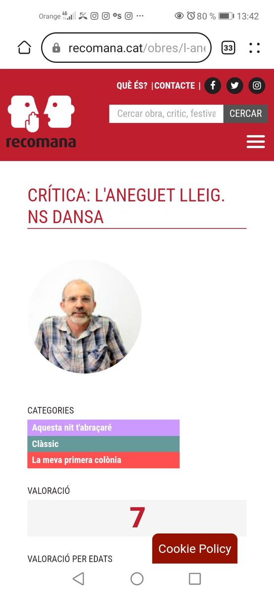 nsdanza's tweet photo. Ja tenim la primera critica del @recomana.cat de la nostra historia i ha estat per l'obra #laneguetlleig al @teatregaudi  a càrrec del #Jordibordes 
Està clar que..quién la sigue, la consigue! Us deixo l'enllaç!

https://t.co/CDavUaGUbl

#patitofeo https://t.co/zkwaL90BcZ