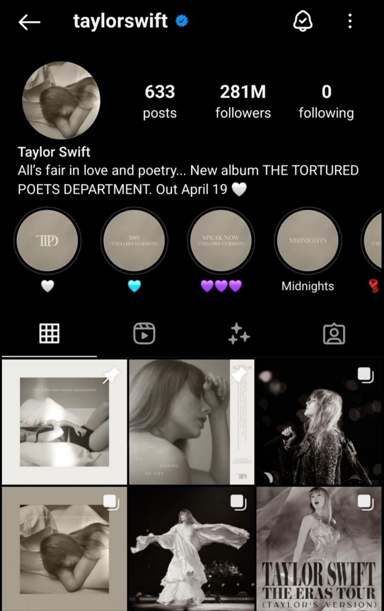 TheSwiftSociety's tweet photo. Mother is COMMITTED to her feed https://t.co/ZjSRTjQYiE