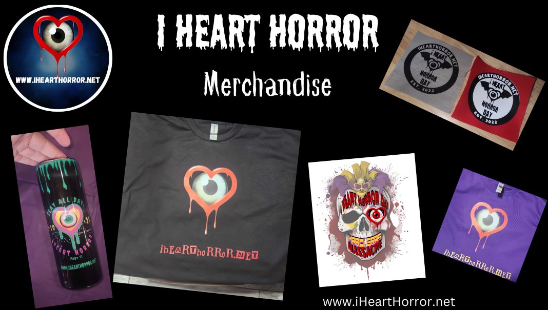 Show your love for all things Horror w/ I Heart Horror Merch! Shirts, stickers, tumblers & more. Best part  proceeds benefit Deborah Heart and Lung Center 
Get yours today ⤵️
my.cheddarup.com/c/ihearthorror
#HorrorMerch #SupportCharity #horror #HorrorFandom #Ihearthorror #NJhorror #merch