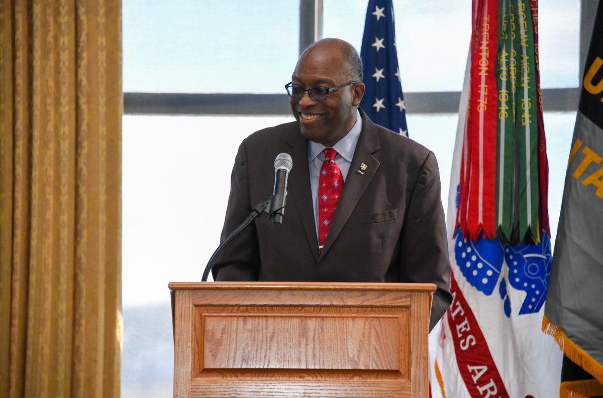 WPAOG's tweet photo. #OldGrad Archie Elam '76 was on post Friday as @WestPoint_USMA's speaker during their official #BlackHistoryMonth observance. He shared his journey from Philadelphia to West Point & offered advice to cadets.
Hear more in his interview with @WestPointCOH: https://t.co/AWi7OMviUb https://t.co/Yl7Zf4ij8w