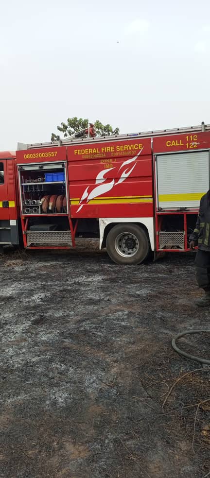 Fedfire Zone J Command, Owerri (@fedfireo) on Twitter photo A fire call at Nigeria Police Training School Nekede, fire caused by indiscrimate bush burning which affected some buildings. Fire extinguished and Contained. <a href="/PoliceNG/">Nigeria Police Force</a> <a href="/903toastfm/">Toast FM Owerri</a> <a href="/AlexisAbams/">COMR CHRIS ABAMS</a> <a href="/Hope_Uzodimma1/">Hope Uzodimma</a> <a href="/BigSis9ja/">VOICE OF KIM SOO HYUN โญ๏ธ</a> <a href="/BTOofficial/">Olubunmi Tunji-Ojo</a> <a href="/MyOwerri/">My Owerri</a> <a href="/mybasictarget/">My Basic Target ๐๐ฝ๐
๐๐ถ</a> <a href="/Mikeanowa/">Mikkiesshow</a> A fire call at Nigeria Police Training School Nekede, fire caused by indiscrimate bush burning which affected some buildings. Fire extinguished and Contained. <a href="/PoliceNG/">Nigeria Police Force</a> <a href="/903toastfm/">Toast FM Owerri</a> <a href="/AlexisAbams/">COMR CHRIS ABAMS</a> <a href="/Hope_Uzodimma1/">Hope Uzodimma</a> <a href="/BigSis9ja/">VOICE OF KIM SOO HYUN โญ๏ธ</a> <a href="/BTOofficial/">Olubunmi Tunji-Ojo</a> <a href="/MyOwerri/">My Owerri</a> <a href="/mybasictarget/">My Basic Target ๐๐ฝ๐
๐๐ถ</a> <a href="/Mikeanowa/">Mikkiesshow</a>