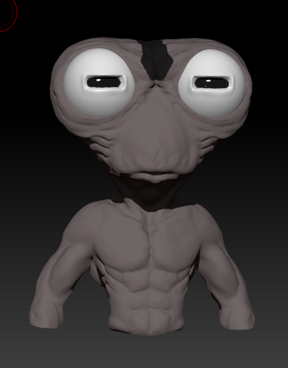 Buff Grey Matter as I figure out how to do anatomy & zbrush💀