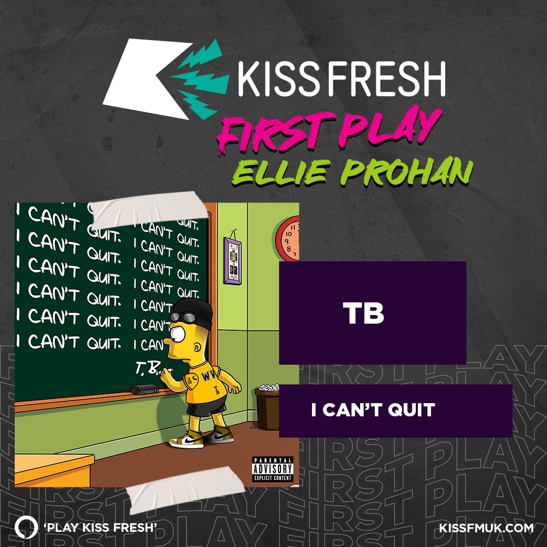 “Can’t Quit” tap in airing between 9-11PM <a href="/DJEllieProhan/">Ellie Prohan</a> @KISSFresh 

planetradio.co.uk/kiss-fresh/sho…

#kiss #kissradio #tb #cantquit #wolverhampton