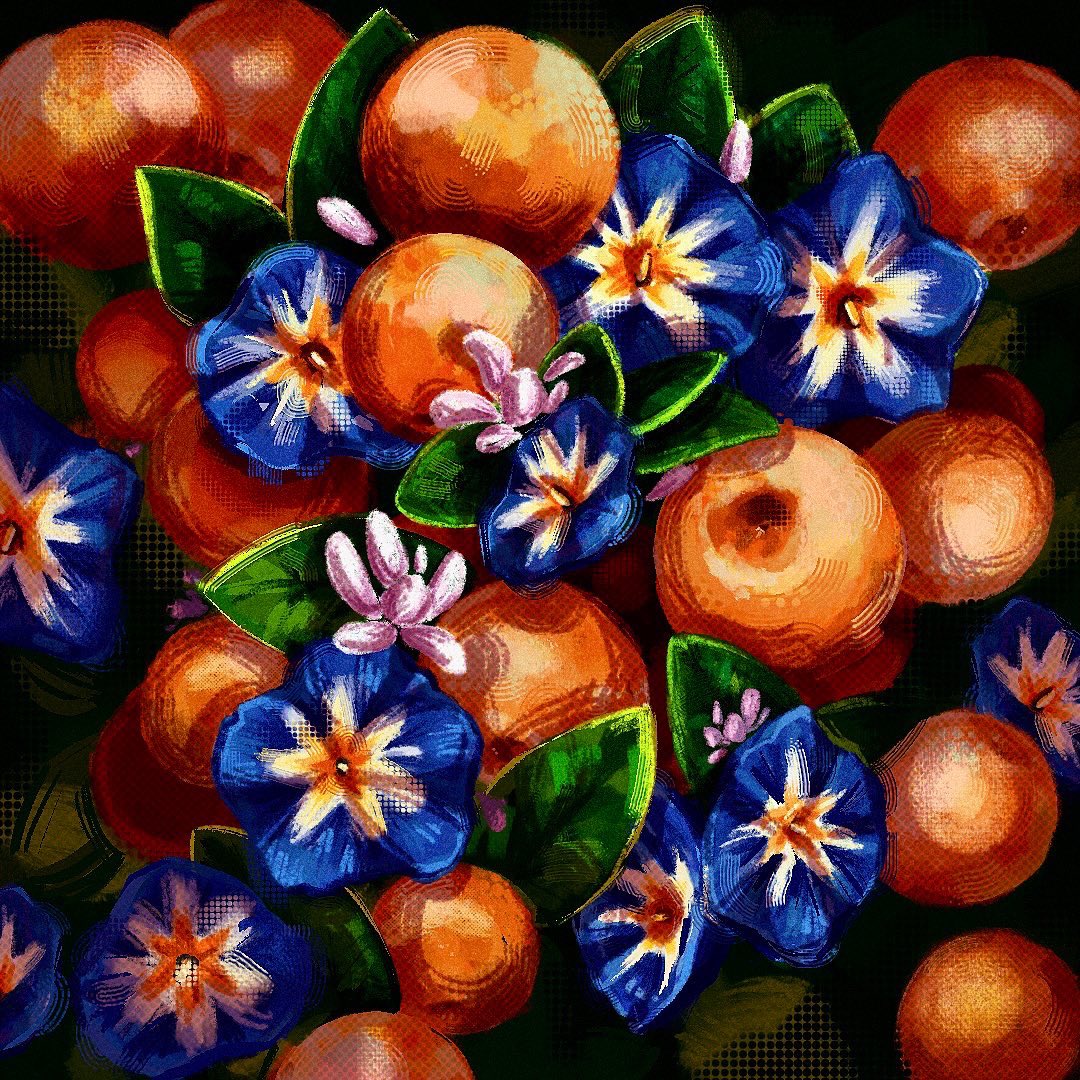 goblaing's tweet photo. Some fun playing with textures and brushes whilst doing some still life study 😁 https://t.co/28KsAw9BZd