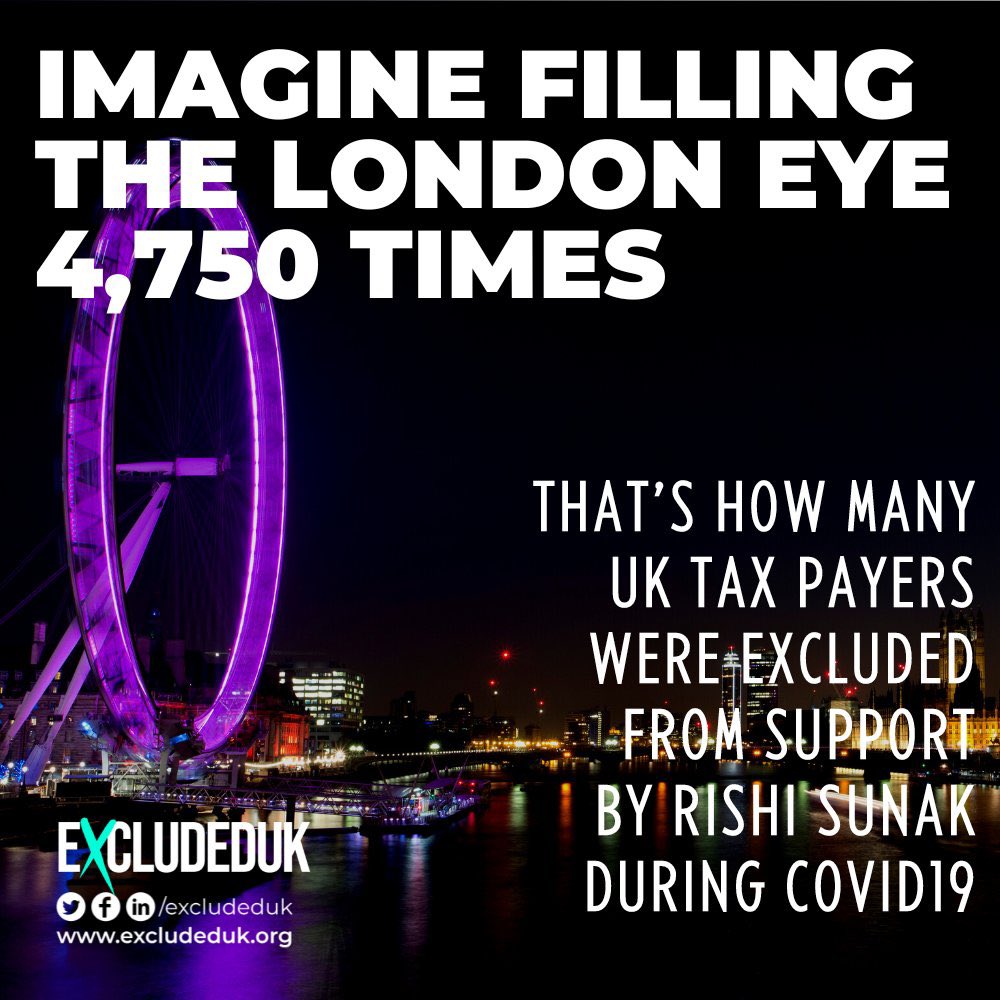@hatetheracists He should own his mistakes. For example he could give much needed support to many of the 3,800,000 taxpayers he abandoned during the pandemic. By denying us income replacement he affected our dependents too. Too many lost their homes, businesses. Too many suicides. @ExcludedUK