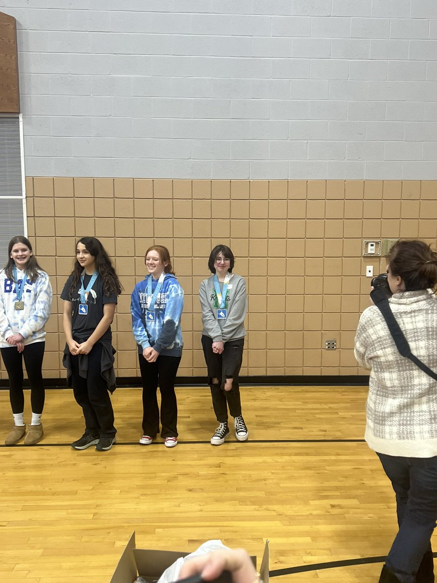 MrTylerStern's tweet photo. Our 7th &amp; 8th graders competed in the Power of the Pen district tournament.. The 7th grade placed 4th place overall! Daisy won 1st place(!), while Tori took home 10th. Ava won 3rd place in the 8th grade division. I’m so proud of this group; I love being around them.. #goknights https://t.co/x0JIpkB75W