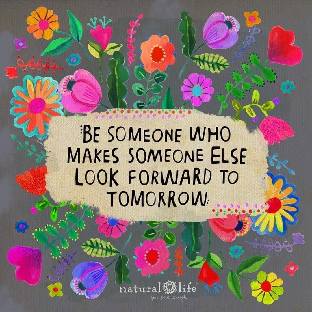 People living with more advanced #dementia may not remember yesterday, but our #kindness can help them look forward to tomorrow. (image: @MentalHealthMO) #Alzheimers #caregiving #mentalhealth #happiness #quote