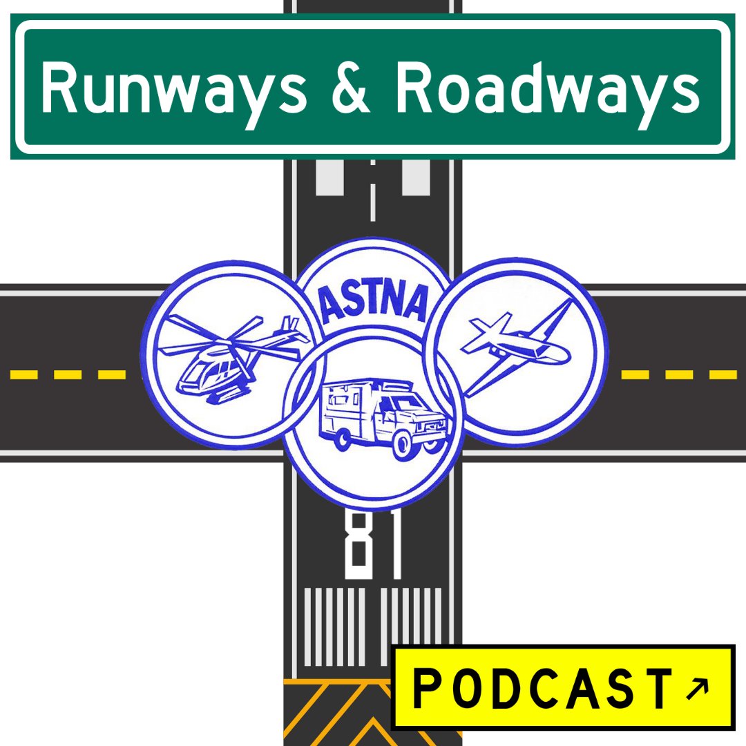 🎙️ASTNA #PODCAST LAUNCH! ASTNA is announcing the launch of our brand-new Runways & Roadways Podcast! Tune in to hear cohosts Jason Herman & Ryan Roberts discuss all things transport with expert guests: @Spotify: open.spotify.com/show/08vnEgnJz… @ApplePodcasts: podcasts.apple.com/.../runways-ro…