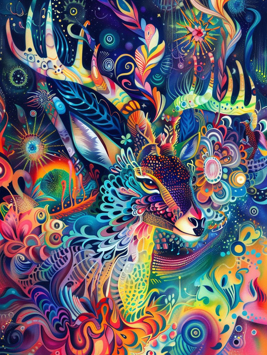 💖 Sold !💕 
 
<a href="/_Dantrix_/">Dantrix</a> ! Thank you so much dear friend for collecting an edition of "The deer" 💖 !
 
Much love for you  ! 🫶🏼🫂

⬇️ Only one edition left here !⬇️
objkt.com/tokens/KT1SykY…
 
#NFTCommunity