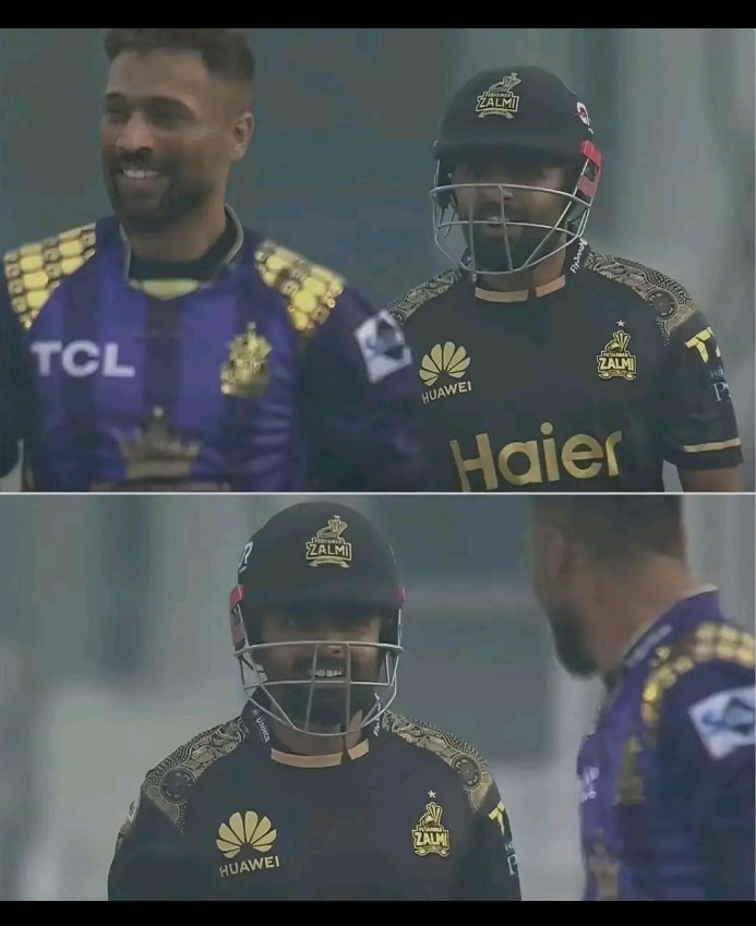 CriketNetwork's tweet photo. Picture of the day #kingvsking
#AmirXbabar #psl https://t.co/3RrEOqhwgf